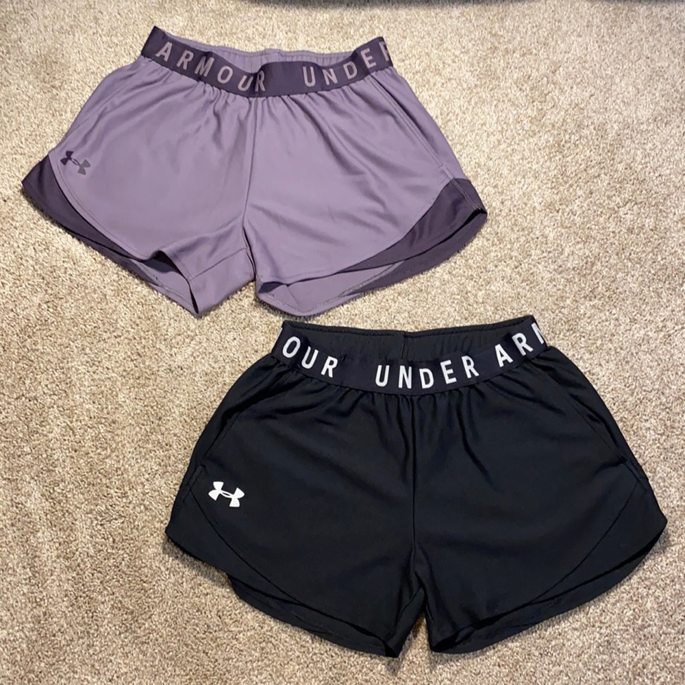 Under Armour Play Up Black/Purple Short Bundle XS